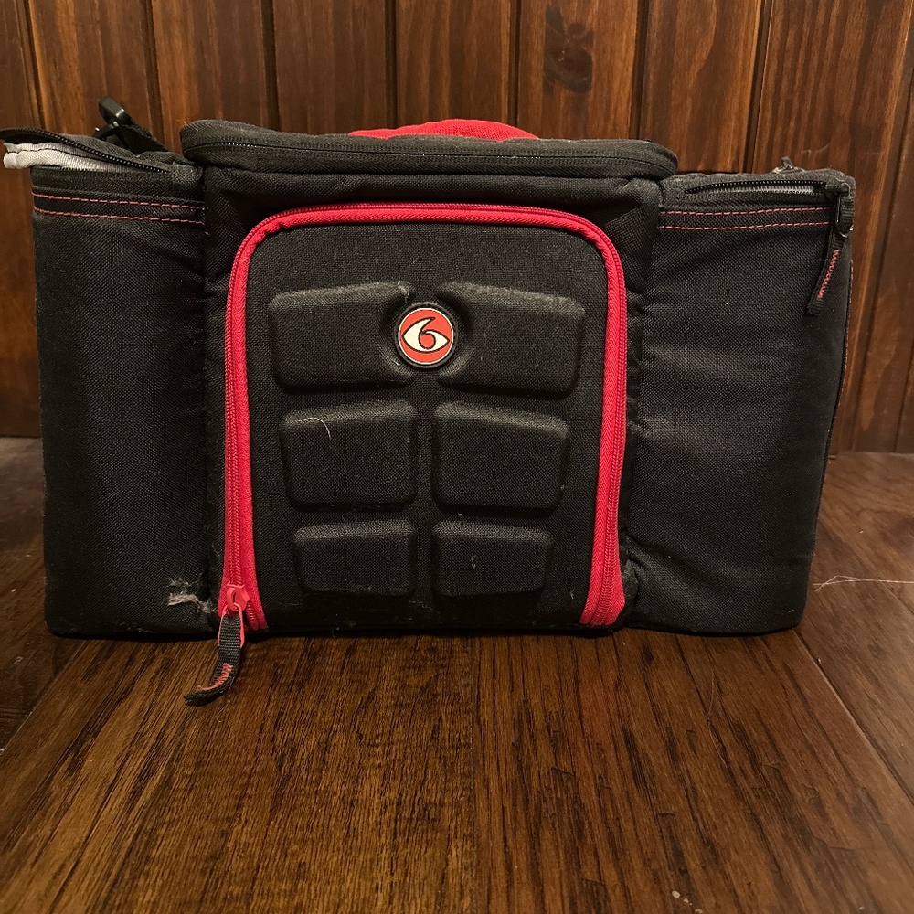 6 pack fitness meal prep bag